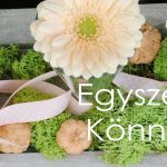 Virágos asztaldísz készítése mini gerberákkal – egyszerűen, könnyen